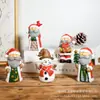 Adornos Creativos de Resina para Nochebuena Papá Noel Regalos de Navidad y Año Nuevo Decoraciones para Escritorio de Oficina