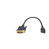 En stock 0.3 m dvi a hdmi macho hembra adaptador dvi a hdmi hembra OD7.0 fábrica de origen