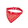 Bandana ajustable para gato y perro, babero para babas, pañuelo cuadrado, collar, accesorios para mascotas, bufanda para perro de tamaño mediano