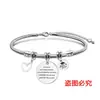 Pulseira Europeia e Americana Transfronteiriça Presente da Temporada de Formatura Pulseira de Osso de Cobra de Aço Inoxidável Presente Comemorativo de Feriado Pulseira de Aço Titânio com Gravação