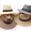 Sombrero de verano para hombre, protector solar, para playa, de ala grande, de paja, para hombre mayor, moderno, para el sol, para pesca, venta al por mayor
