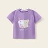 Camiseta de manga corta para niñas, ropa de verano para niños, camiseta nueva de algodón holgada con dibujos animados para niños, ropa de verano para niños