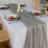 Camino de mesa de seda de Bali, estilo vintage de lujo ligero y de alta gama, mantel trenzado, decoraciones para bodas y fiestas, fabricante de caminos de mesa largos