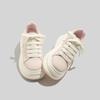 Zapatillas Blancas de Suela Gruesa Beier para Mujer, Ligeras y Cómodas, Nuevo Modelo Primavera 2026, Zapatos Casuales de Cuero que Aumentan la Altura