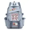 Mochila de mercancía del anime Magical Girl Madoka Magica Kuubi, con Madoka Kaname y Akemi Homura, una mochila escolar estilo 2D para niñas