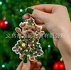 Decoraciones Decoración de Navidad Accesorios Entusiastas Boston Mascota Perro Colgante Acrílico Regalo Árbol de Navidad Perro
