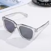 Nuevas Gafas de Sol para Hombre Cuadradas Modernas Negras Gafas de Moda Patilla de PC Retro Gafas de Sol Retro Europeas y Americanas Mujer