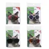 Gafas para Mascotas de Venta Caliente Transfronterizas, Gafas de Sol para Mascotas, Gafas de Sol para Gatos y Perros Pequeños a Medianos, Disfraces Divertidos para Fiestas Navideñas