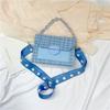 Bolso pequeño combinable para mujer, novedad de verano 2020, moderno, con cadena ancha y bandolera, bolso cuadrado pequeño popular en Internet.