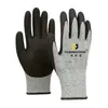 Guantes anticorte Nivel 5, mecánicos recubiertos de PU, resistentes a cuchillos, engrosados, resistentes a metales, resistentes al desgaste, transpirables, guantes anticorte de protección laboral
