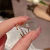Anillo de Dedo Índice con Forma de Corazón de Lujo Ligero Coreano y Japonés 2023 Anillo de Moda Versátil para Mujer Estilo Ins Coreano de Moda