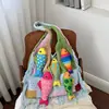 Bolsa tejida de gran capacidad transfronteriza para mujer, nueva colección otoño 2026, bolso de hombro versátil, bolsa de compras y bolso tote para el trabajo