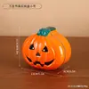 Caixa de Armazenamento de Abóbora Fantasma de Ferro Forjado para Halloween Decoração de Festival Suprimentos Caixa de Doces Multiuso Decoração de Halloween