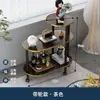 Mesa de centro pequeña para sala de estar para uso doméstico, mesa auxiliar de tres niveles, simple y portátil, adecuada para dormitorio y habitación como mesita de noche