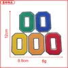 En stock Toalla de Letras de Doble Capa Bordado Parche de Insignia Bordada Pegatina de Tela Accesorios para Ropa Accesorios Suministro Directo de Fábrica