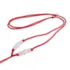 Directo de fábrica DIY cuerda para collar tejida a mano año de nacimiento rojo cordón nuevo colgante de cuentas de jade accesorios cuerda