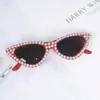 Comércio exterior transfronteiriço moda retrô óculos de sol gatinho feminino proteção solar de verão óculos de moda personalidade masculinos europeus e americanos