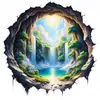 Adesivos Decorativos para Parede de Porta e Janela de Restaurante com Padrão de Paisagem Bonita Adesivos Impermeáveis para Carroceria 3
