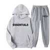 Conjunto popular de sudadera con capucha estilo americano con estampado de letras, casual y versátil, marca de moda, sudadera y pantalones de chándal de corte holgado, unisex