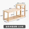 Soporte de Madera Maciza para Acuario Soporte para Flores Integrado de Pie para Sala de Estar Combinación Alto-Bajo Base para Acuario Estante de Almacenamiento Multicapa de Alta Resistencia