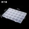 Caja de almacenamiento de plástico transparente para organizar aretes y tachuelas, joyero desmontable para organizar y almacenar, joyero de múltiples compartimentos al por mayor
