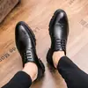 Nuevos Zapatos de Hombre para Primavera, Lanzamiento Directo de Fábrica, Zapatos de Cuero Rock Business Talla Grande, Zapatos de Boda para Hombre, Zapatos de Cuero para Hombres Jóvenes