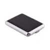 Caja de Fósforos Doble Pistola Multifuncional de Metal Caja de Fósforos Mini Pequeña Caja de Metal Textura de Cuero Negro Venta al por Mayor Suministro Transfronterizo