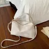 Bolsa Saco Texturizada Nova Primavera 2026, Fashion e Tendência, Bolsa de Mão Casual Única, Bolsa de Ombro e Transversal Feminina