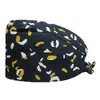 Gorro de Trabajo para Clínica Transfronteriza, Gorro Quirúrgico de Copa Redonda, Gorro sin Visera para Personal Médico, Gorro con Amarre Trasero, Gorro Protector