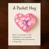 Regalo Souvenir Colibrí Transfronterizo Token Animal Acrílico en Forma de Corazón Día de las Enfermeras 2D Nuevo Producto Tarjeta de Regalo del Día de San Valentín