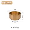 Tigela de Cozinha Coreana Tigela de Aço Inoxidável 304 Tigela Coreana para Arroz Tigela Comercial de Sopa de Dupla Camada Tigela Pequena Dourada Anti-Escaldante