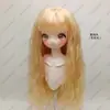 {Lucy} peluca bjd peluca de muñeca suave seda de alta temperatura cabello largo 3 puntos 4 puntos 6 puntos onda rizada en stock