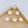 Trébol de Cuatro Hojas Cuentas de Cerámica Pétalos Pequeños Pulsera DIY Collar Pendientes Cuentas para Manualidades Flores de Cuatro Pétalos Accesorios de Joyería Yiwu