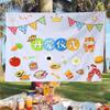 Tela de Fondo de Cumpleaños Estilo Ins Tela Colgante para Fotos de Celebridades de Internet para Niños y Niños Decoración Fotográfica para Fiesta de Cumpleaños de Bebé Tela Colgante