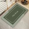 Alfombra de Piso Moderna Simple de Barro Diatómico para Baño Resistente a las Manchas Baño Absorbente de Agua Alfombra Antideslizante Resistente al Desgaste Fácil de Limpiar Alfombra para Pies