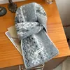 Bufanda de Diamantes con Copos de Nieve de Mezcla de Lana para Mujer, Tejida Otoño e Invierno Estilo Coreano, Gama Alta, Cálida, Engrosada, Calentador de Cuello Versátil de Moda