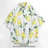 Camisa Floral de Manga Corta de Verano para Hombre, Camisa de Playa Isla de Hainan, Ropa Casual Suelta Delgada de Viaje a Tailandia, Moderna