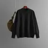 Suéter de Cuello Redondo Transfronterizo para Mujer Otoño e Invierno Nuevo Color Sólido Jersey Pullover de Ebay Manga Larga Ajustado Holgado Camisa Base