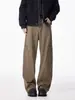 Jeans Casuales Retro Americanos para Hombre Primavera Otoño Nuevo Estilo Marca de Moda cleanfit Pierna Recta Ancha Sueltos Pantalones Largos