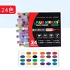 Set de Marcadores Líquidos Acrílicos Directos del Fabricante con Punta Suave, Diseño Sin Presión, Adecuado para Arte DIY de Estudiantes y Pintura Profesional, Plumas de Acuarela