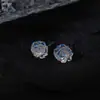 Pendientes de Camelia Sencillos y Exquisitos para Mujer, Estilo Ins, Frescos y Sofisticados, Pendientes Florales Pequeños y Versátiles con un Toque de Lujo