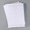 Papel de una línea papel de doble línea 50 piezas de papel de carta papel de manuscrito línea horizontal simple doble línea venta al por mayor directa de fábrica LOGOTIPO