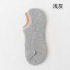 Calcetines de mujer de doble aguja japoneses cortos invisibles para mujer, calcetines de primavera y verano con tacón de silicona antideslizantes, calcetines tobilleros con cordón para mujer, calcetines de algodón