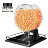 Máquina de Lotería Manual con Bolas de 2.7cm Máquina de Selección de Números de Gran Capacidad Acrílico Redondo Evento Promocional de la Fortuna