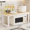 Estante de Almacenamiento de Cocina Estante de Almacenamiento de Múltiples Niveles Encimera Multifuncional Estante de Almacenamiento para Microondas y Olla Arrocera de Cocina