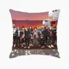 Serie One Piece Dibujos Animados Personajes Luffy Solon Funda de Almohada para el Hogar Animación Imitación Súper Suave Sofá Cómic-Con Almohada