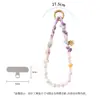 Cordón para Teléfono Móvil Estilo Chino Original Tejido a Mano Gama Alta Nicho Cadena para Teléfono Móvil China con Cuentas Cuerda Colorida de Xizang