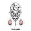 Plain Flower Tattoo Sticker ins Estilo Sketch Flor Sexy Collarbone Tattoo Sticker impermeável mulheres duradoura simulação adesivo de tatuagem