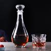 Placa de Luz de Vidrio Almacenamiento de Vino Engrosada Sin Plomo Botella de Vino Vacía Botella de Vino Sellada Botella de Vino Decorativa