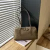 Bolso de mano sencillo, gamuza, estilo coreano de otoño, bolso de axila, vintage, elegante, versátil, diseño nuevo, adecuado para ir al trabajo, de mujer, 2026
